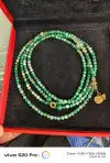 "Yan Yu Fei Cui African Jade Natural Jade Necklace, long sweater chain, multi-layer necklace. details Picture